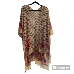 🦋 Beachy Boho Kimono, One Size Fits All 🌼